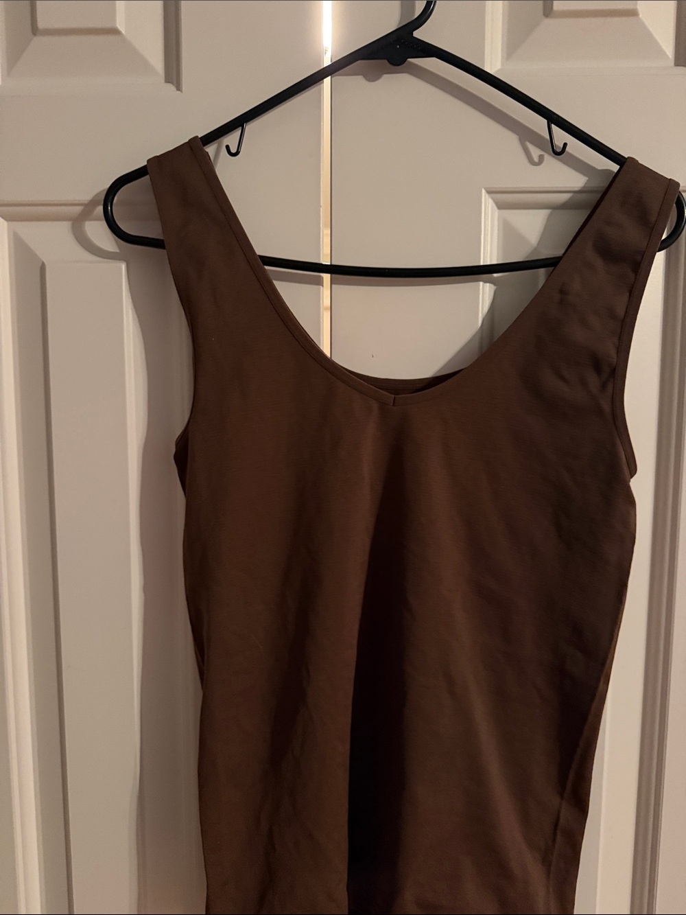 J. Crew Brown Scoop Neck Tank Top - Picture 2 of 5